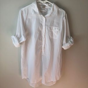 JCrew button down long tunic shirt